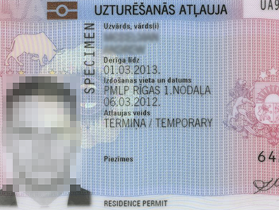 Residence permit Latvia